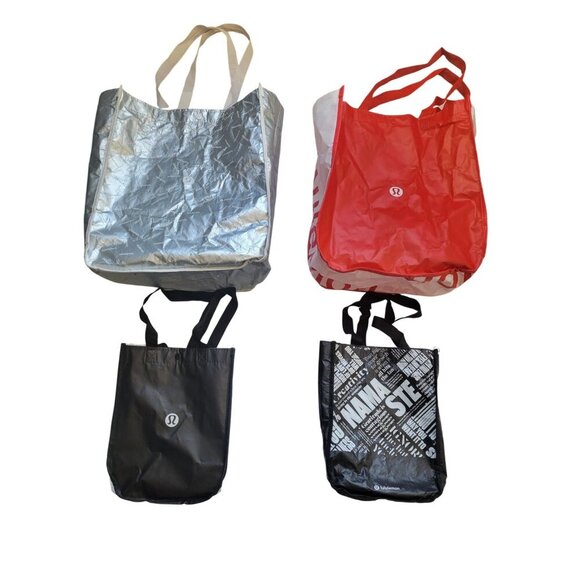 lululemon athletica Handbags - Lululemon Bag Bundle of 4 Colorful Casual Yoga Workout Athletic Gym Athletisure